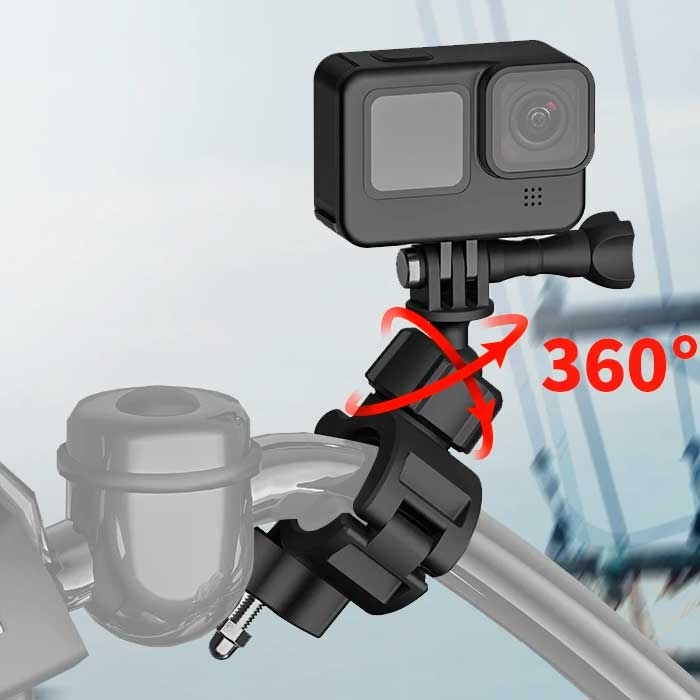 Крепление GoPro на руль мотоцикла