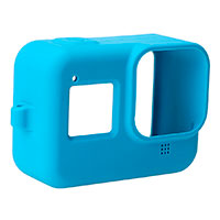 Защита от царапин. Силиконовый синий чехол для GoPro 8