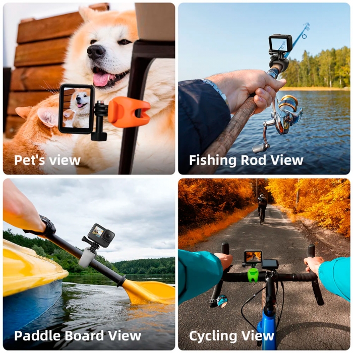 Быстросъемное крепление GoPro на трубы разного диаметра